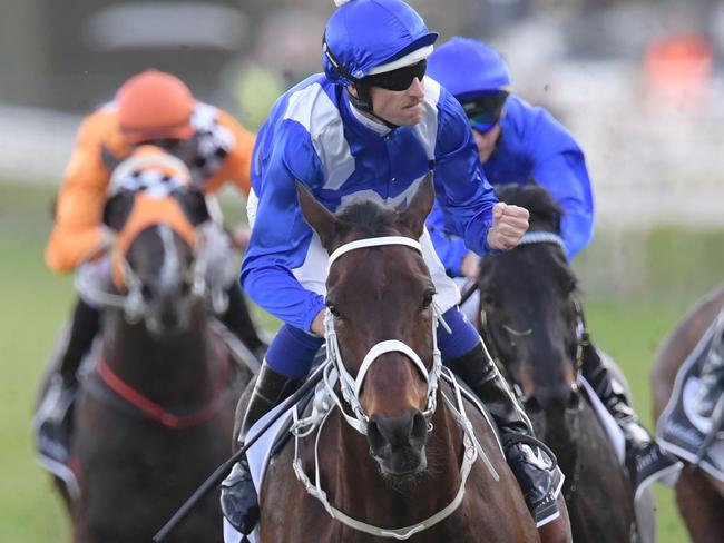 Where does it end? Winx and Hugh Bowman deliver again. Picture: AAP