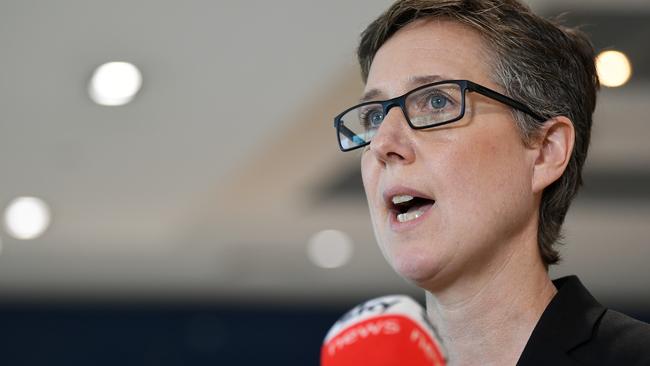 ACTU secretary Sally McManus has called for wage subsidies of up to $5200 per worker per month to help businesses and employees through the coronavirus crisis. Picture: AAP