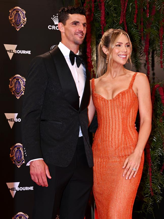 The Pendlebury family always go well on the red carpet. (Photo by Quinn Rooney/Getty Images)