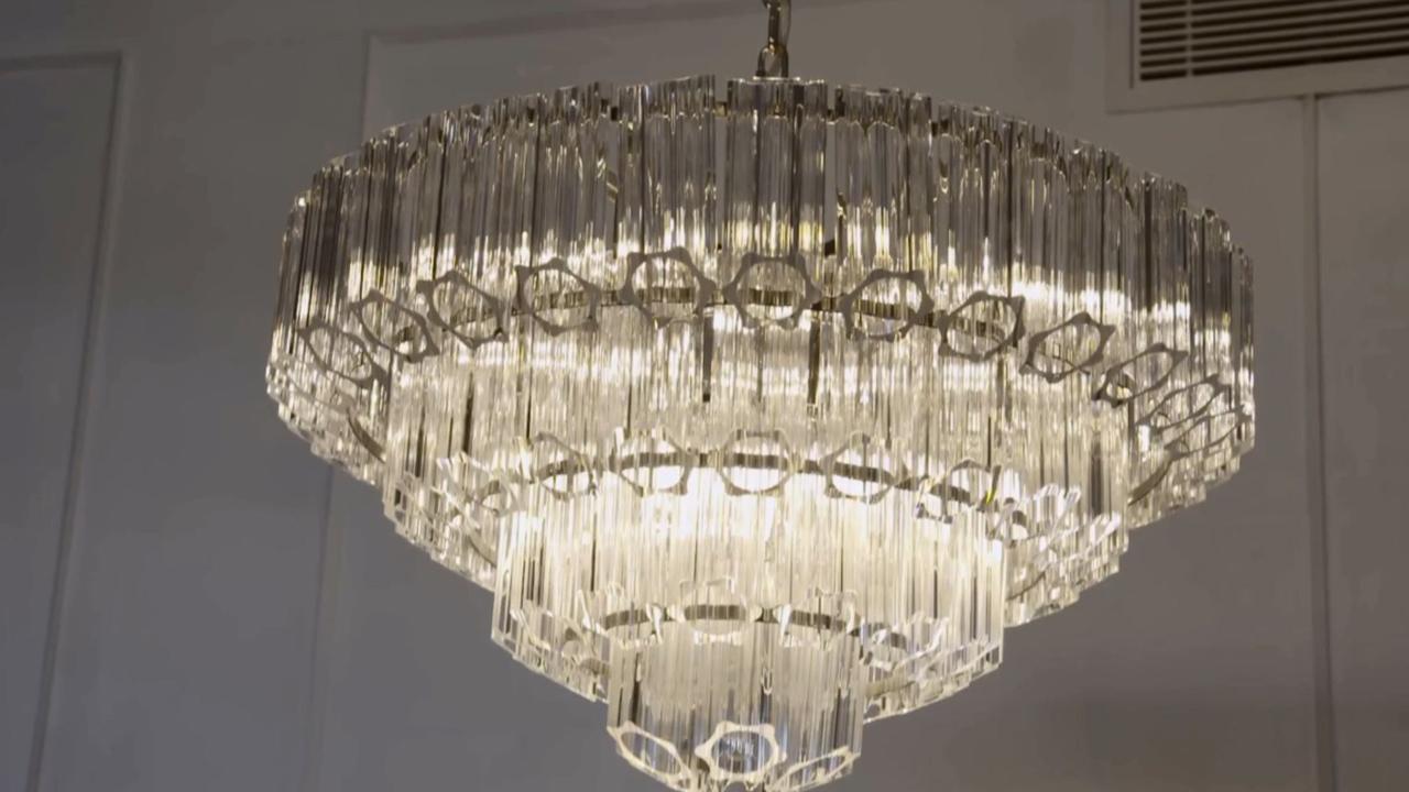 Especially their chandelier, which Shaynna described as ‘hot’ and ‘sexy’. Picture: The Block