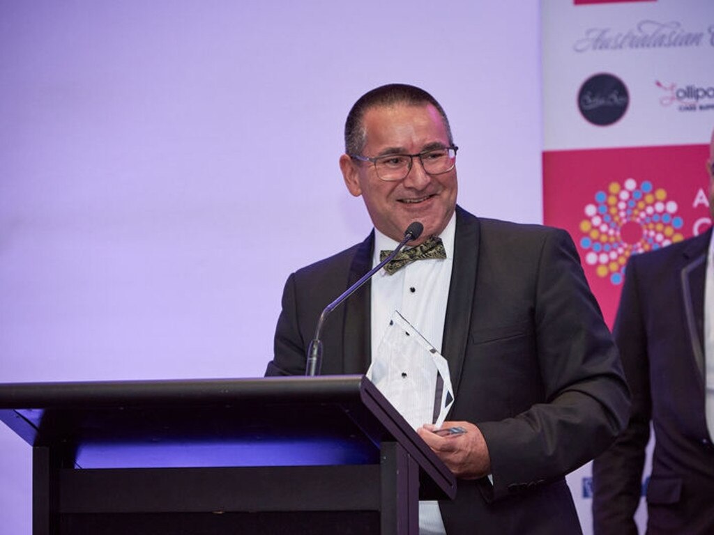 ACADA Australasian Statement Cake Artist of the Year winner Drew Wickerson.