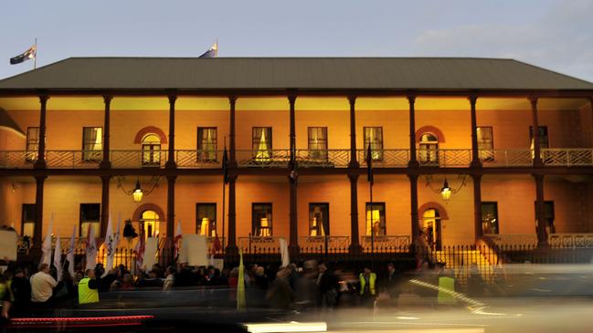 NSW Parliament House on Macquarie Street. Picture: Paul Miller