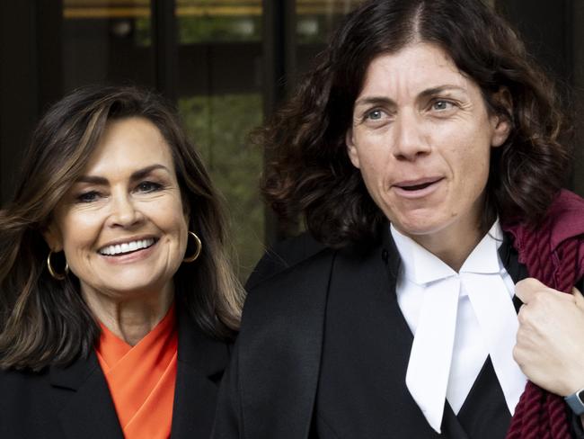 SYDNEY, AUSTRALIA - NCA NewsWire Photos - Friday, 22 December, 2023:Lisa Wilkinson pictured with lawyers leaving Federal Court Sydney. Rolling coverage of Bruce Lehrmann defamation case against Network 10 and Lisa Wilkinson. Picture: NCA NewsWire / Monique Harmer