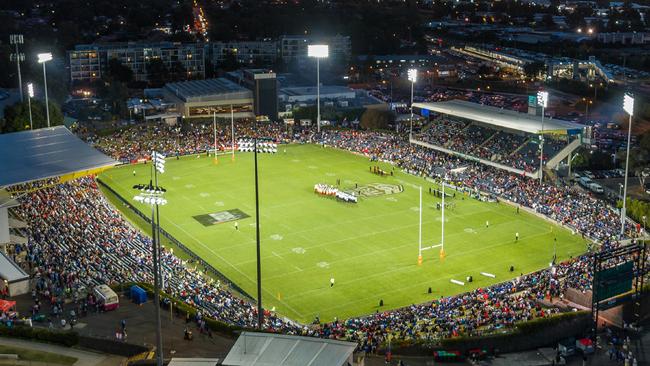 A brawl broke out after Sunday night's clash between the Tigers and Rabbitohs. Picture: Ticketek