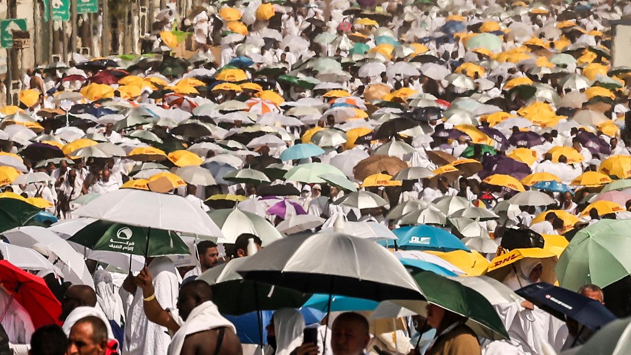 The 1300 pilgrims who died came from more than 10 countries. Picture: Fadel Senna / AFP