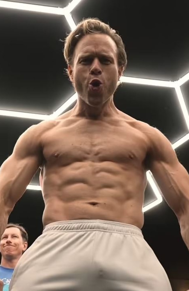 Whereas women liked his body when it was less ‘shredded and pumped’. Picture: Instagram/OllyMurs