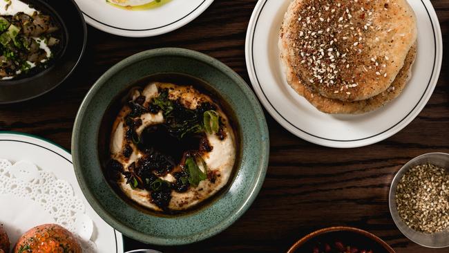 The hummus with XO and flatbread is bonkers but brilliant.