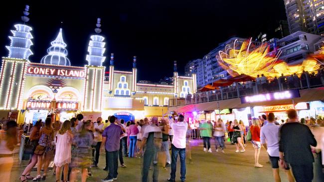 Major attraction: A million thrillseekers flocked to Luna Park last year.