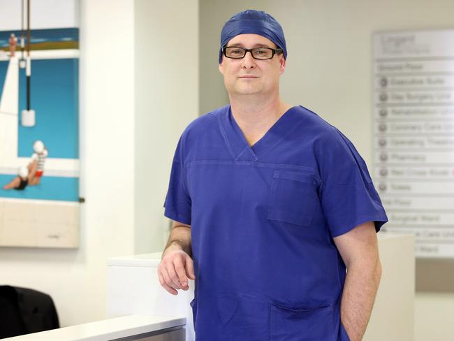 Plastic surgeon Dr Nicholas Moncrieff wants dodgy operators regulated out of the industry. Picture: Richard Dobson