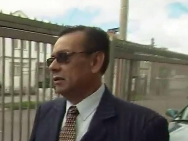 Cassie Sainsbury' lawyer Orlando Herran. Picture: Channel 9