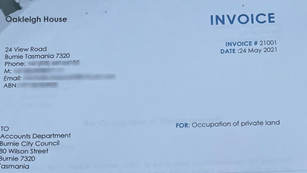 An Aussie man sent his local council a whopping invoice of $174,713 – or $208 a day – for use of his land over the last two years.