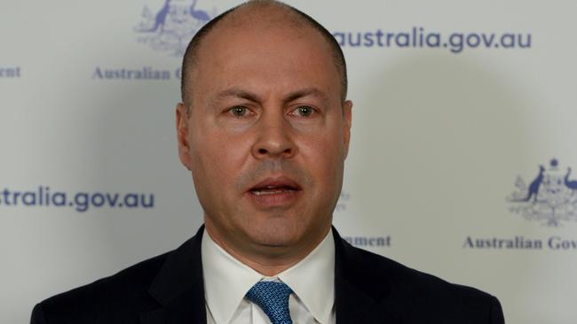 Treasurer Josh Frydenberg said the return of the French ambassador to Canberra was a welcome development. Picture: NCA NewsWire / Andrew Henshaw