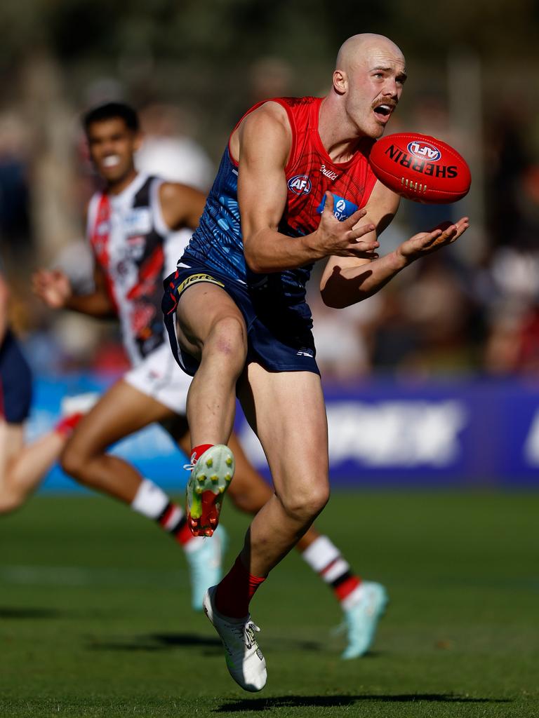 Aidan Johnson was handed a two-week ban by the AFL MRO. (Photo by Michael Willson/AFL Photos via Getty Images)