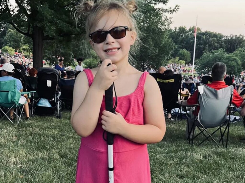 She will eventually go completely blind and possibly lose her hearing. Picture: Fox Weather