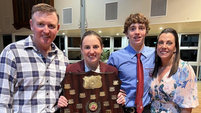 2022 School Dux Hannah Coffey has her sights set on becoming a vet. Supplied.