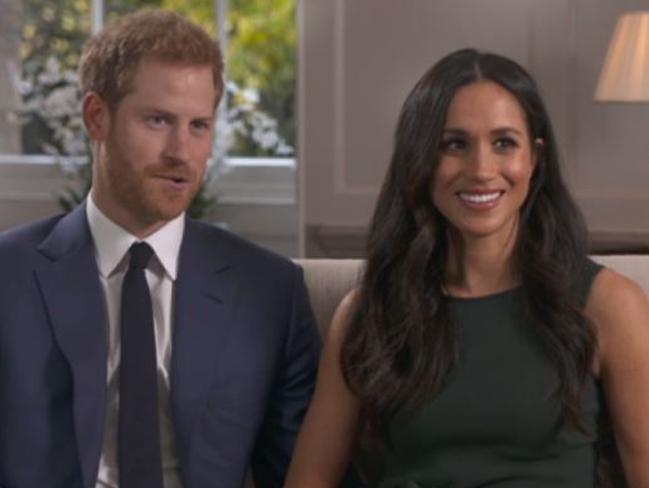 Prince Harry and Meghan Markle’s first interview after their engagement announcement.