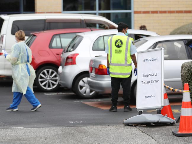 Auckland’s White Cross Clinic starts testing for walk in patients during the COVID-19 pandemic. Picture: Getty Images