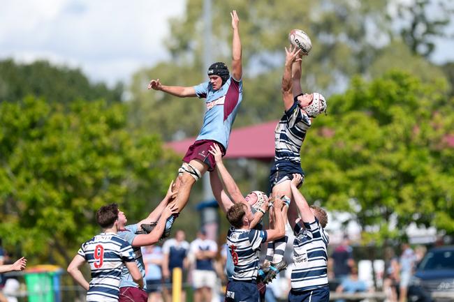 Colts 1 club rugby action between Brothers and Norths. Photography by Stephen Archer