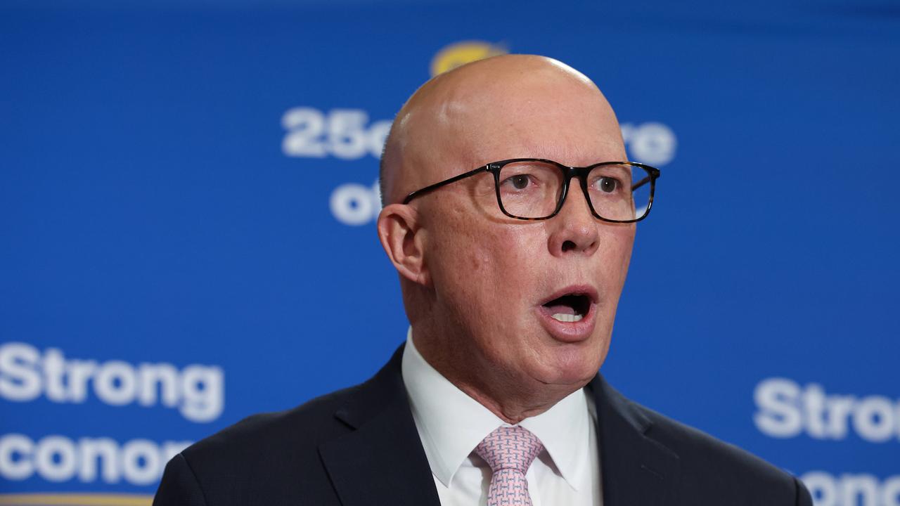 Peter Dutton has shrugged off suggestions he is in a fight with Labor candidate Ali France to retain his seat. Picture: Adam Head / NewsWire