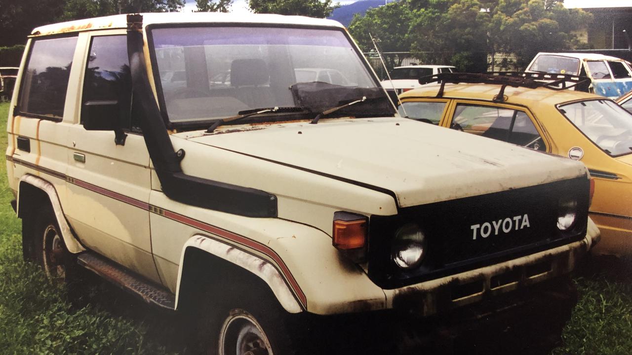 The Toyota LandCruiser belonging to Cairns man Marko Jekic who is believed to have been murdered.