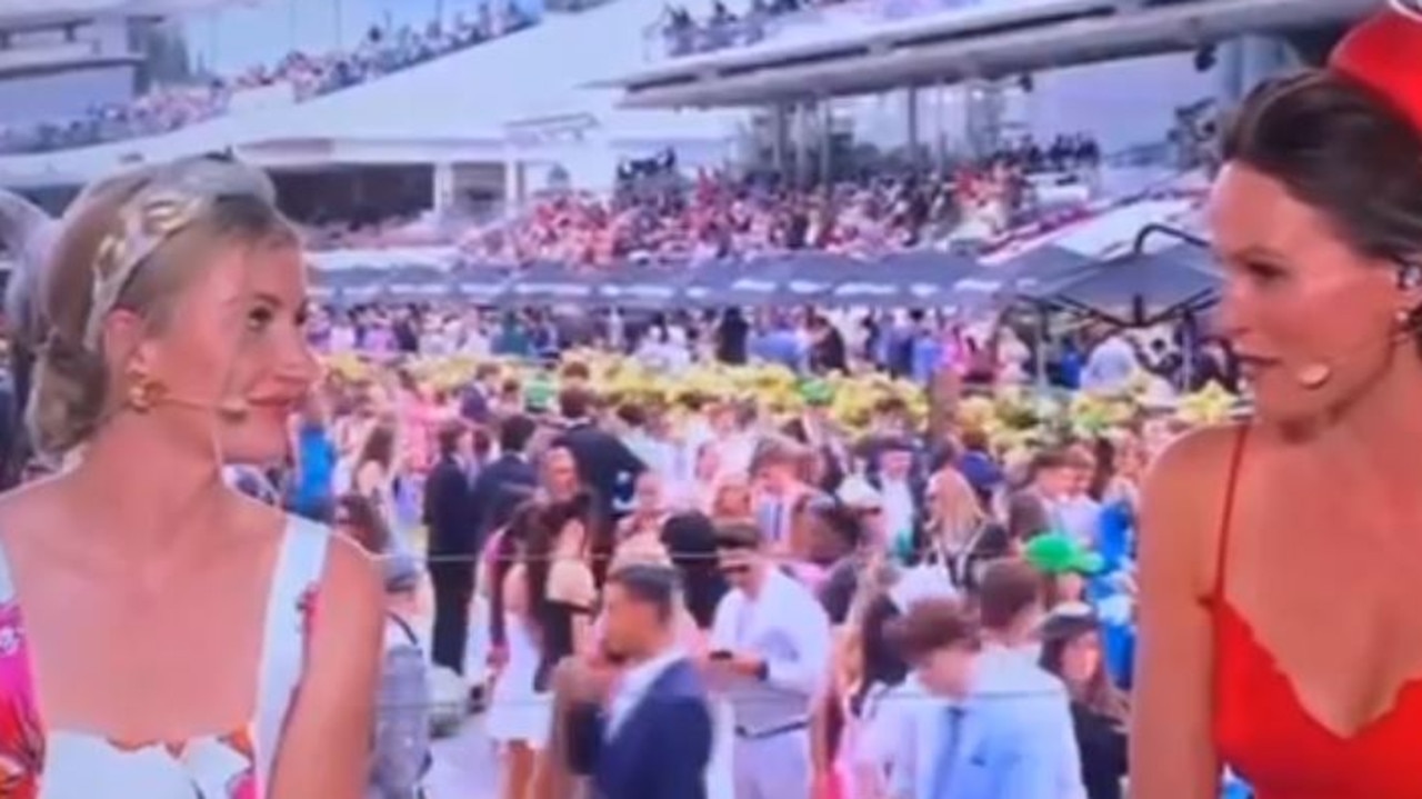 ‘Oh god’: Champion Jockey cringes as Channel 9 airs dirty laundry on live TV