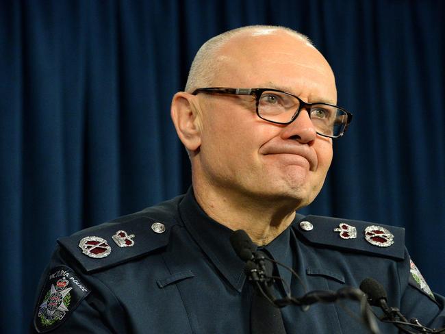 Former Victoria Police Chief Commissioner Ken Lay. Picture: Steve Tanner