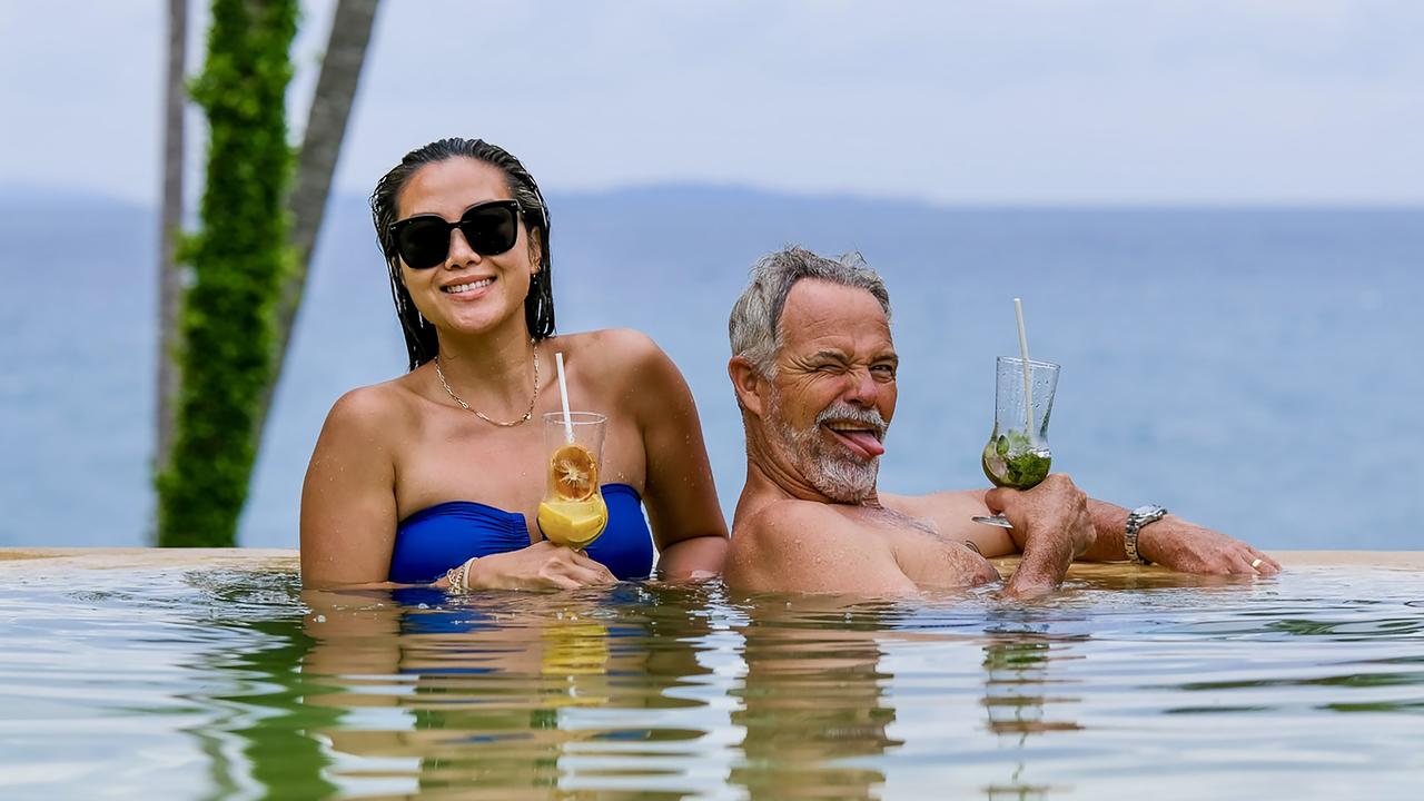 Diana Chan and Cameron Daddo take on Thailand. Picture: Supplied