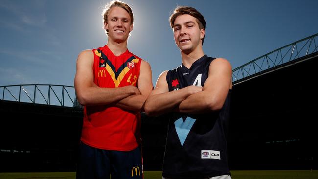 Rhylee West of Vic Metro and Jack Lukosius of South Australia will be vying for the national under-18 title. Picture: Getty Images.