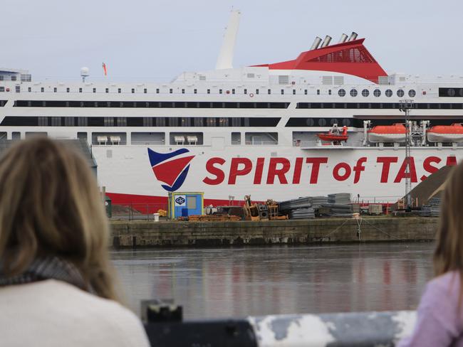 Spirit of Tasmania IV docked in Leith Scotland.  Picture: Tyson Scott