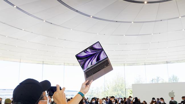 The 2022 Apple MacBook Air with an M2 processor was unveiled at the company’s Worldwide Developers Conference at Apple Park, California.