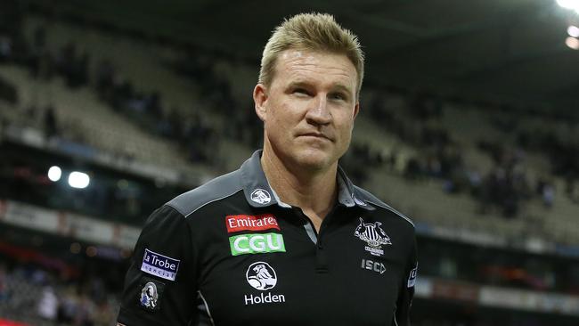 Collingwood coach Nathan Buckley. Pic: Michael Klein