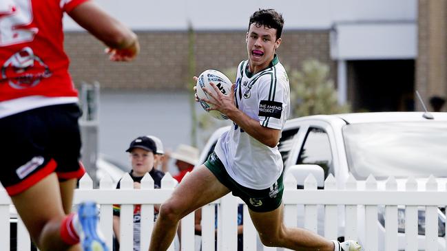 Eamon Miskell helped launch the Rams second-half blitz. Picture: John Appleyard