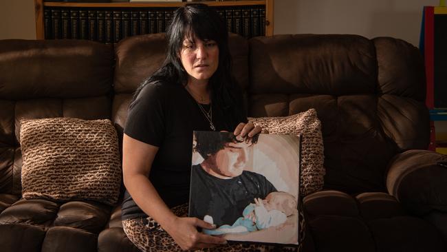 Julie Davis, the mother of Stefan Woodward, who died from a drug overdose at the Stereosonic music festival in December 2015. Picture: Brad Fleet