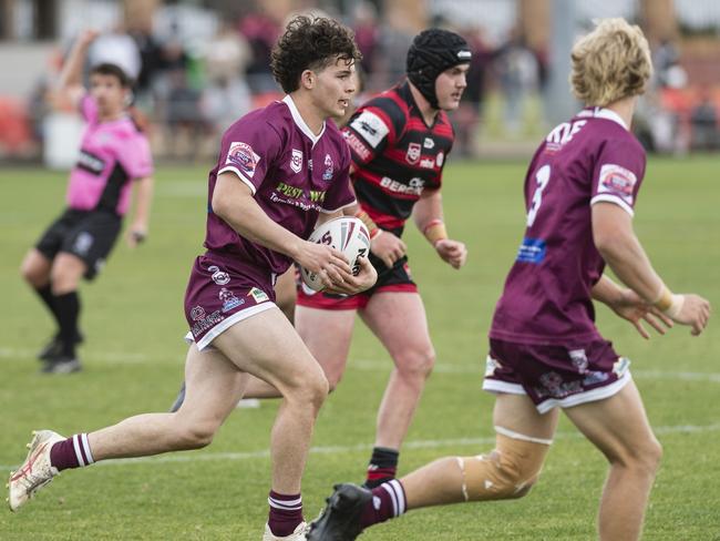 Bailey Rathmell of Dalby against Valleys. Picture: Kevin Farmer.