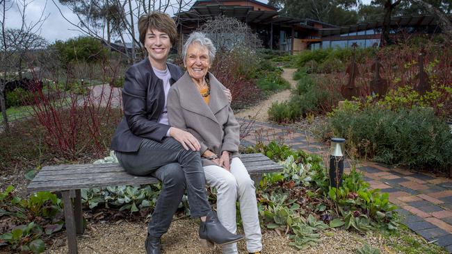 Ukaria chief executive Alison Beare with Ulrike Klein. Picture: Mark Brake