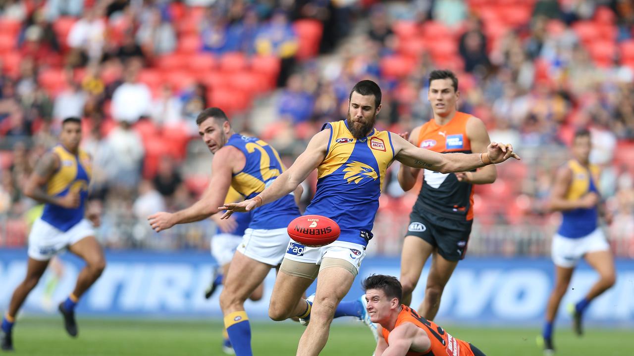 Josh Kennedy returns to give West Coast a much-needed boost for their clash with Richmond. (Photo by Jason McCawley/Getty Images)