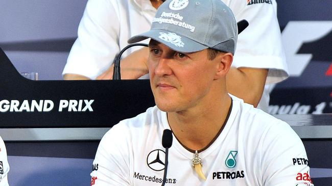 Michael Schumacher in 2010. Photo by Jung Yeon-je / AFP.