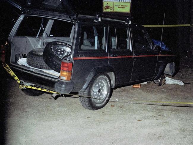 Death scene ... Where Lynn Henthorn was crushed to death. Picture: Supplied