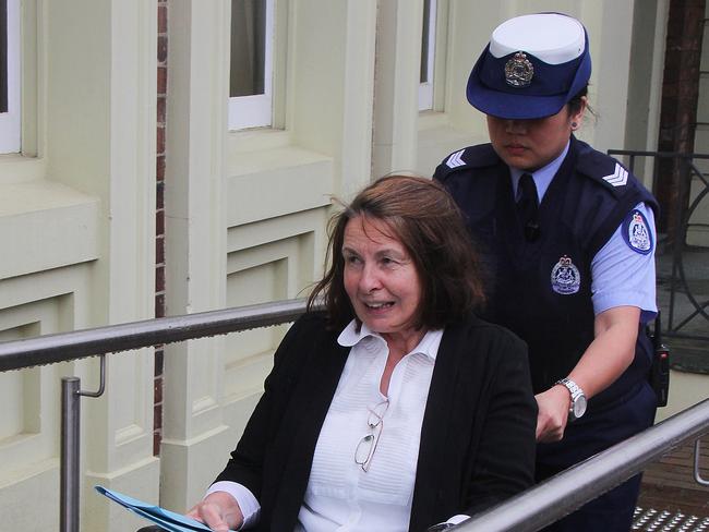  Sue Neill-Fraser arrives at Launceston Supreme Court. Picture: BRUCE MOUNSTER