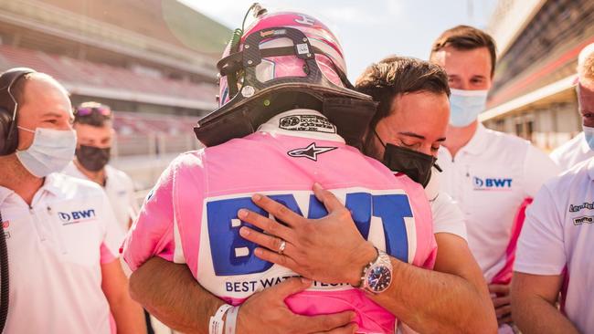 After the win. Photo: Supplied by Porsche