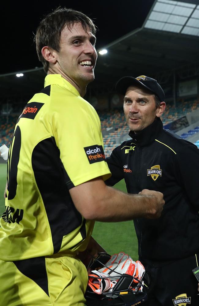 Justin Langer is a huge fan of the talents of Mitchell Marsh.