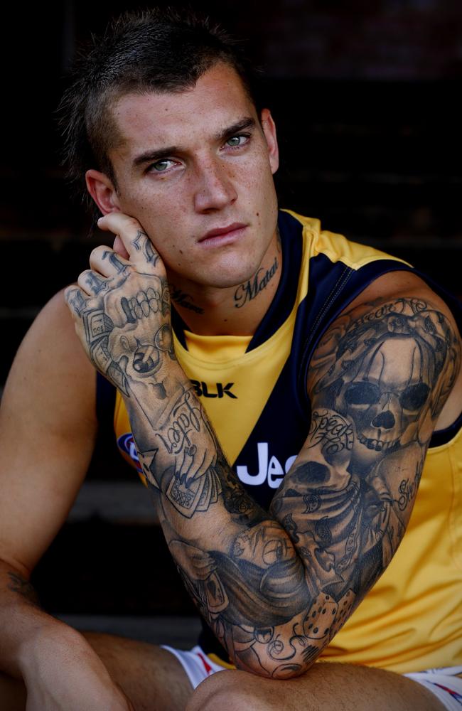 A bigger tank helped Richmond star Dustin Martin dominate pre-season games. Picture: Wayne Ludbey