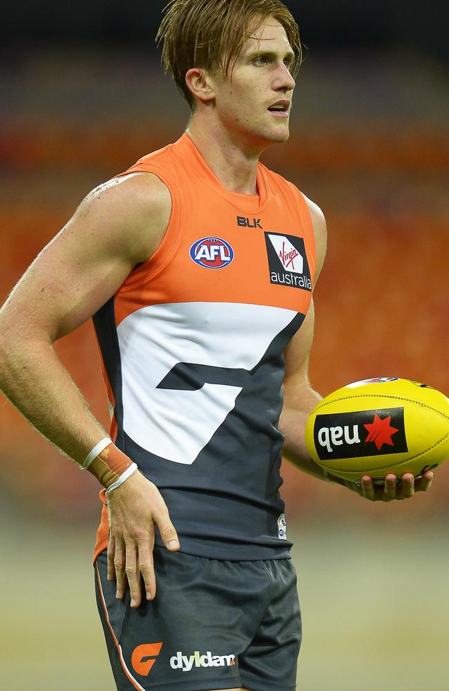 James Stewart is loving life as a GWS Giant. Photo: Brett Hemmings/Getty Images