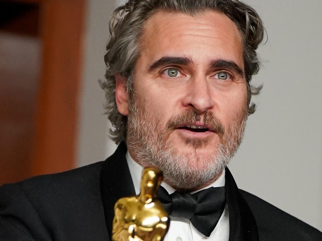 Joaquin Phoenix was also pranked. Picture: Rachel Luna/Getty Images