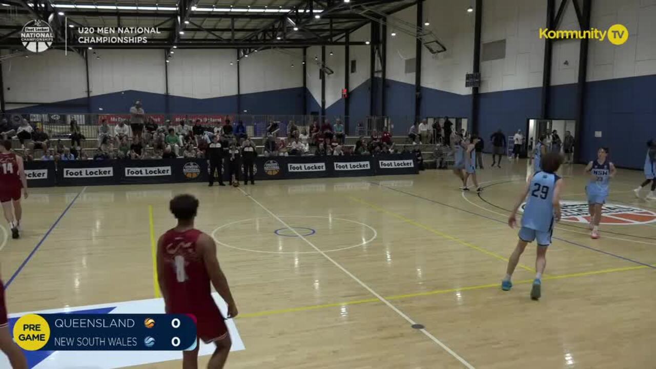 Replay: Queensland v New South Wales Blue (U20 Men)—2025 Basketball Australia U20's & Ivor Burge National Championships Day 1