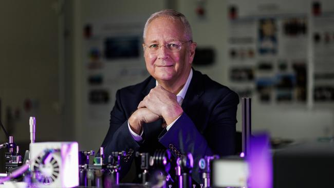 David Moss of Swinburne University of Technology is Australia’s leading researcher in optics and photonics. Photo: Aaron Francis