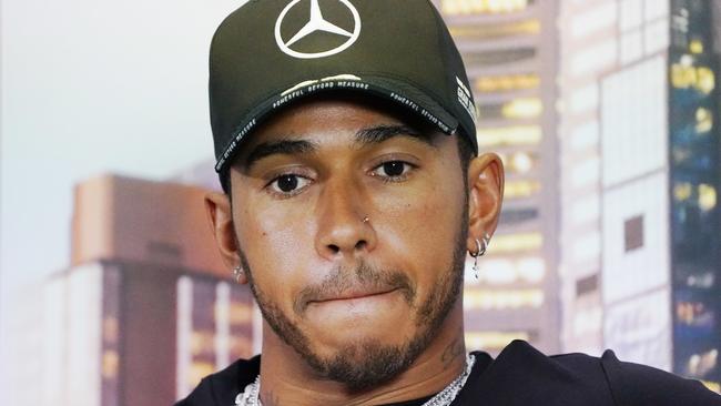 Lewis Hamilton at the Formula 1 Australian Grand Prix 2020. Picture: AAP