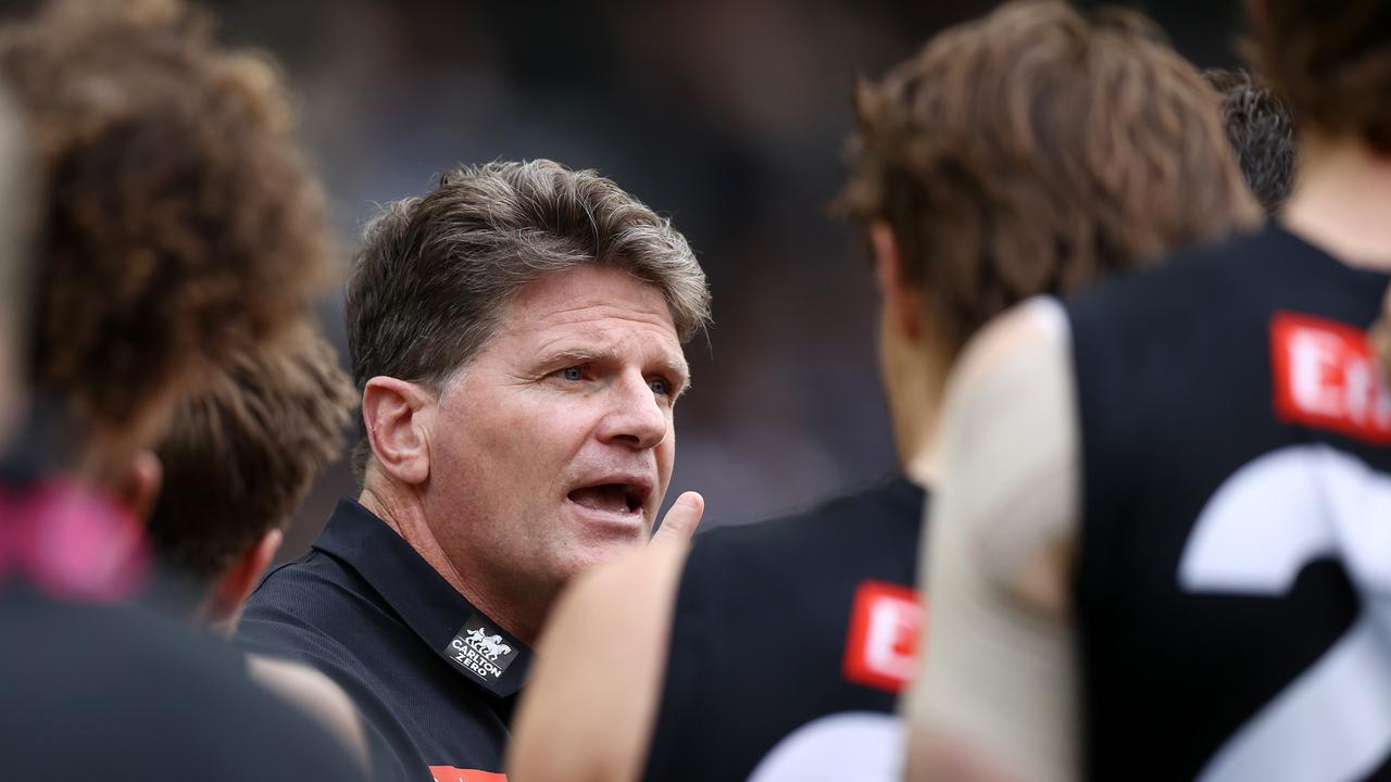 Robert Harvey spent the second half to this season as Collingwood’s caretaker coach. Picture: Michael Klein