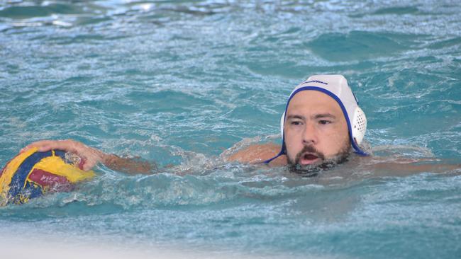 Water Polo Queensland Country Championships, 2nd World War Memorial Aquatic Centre, Rockhampton, February 18, 2023. Men, Mackay versus Sunshine Coast.