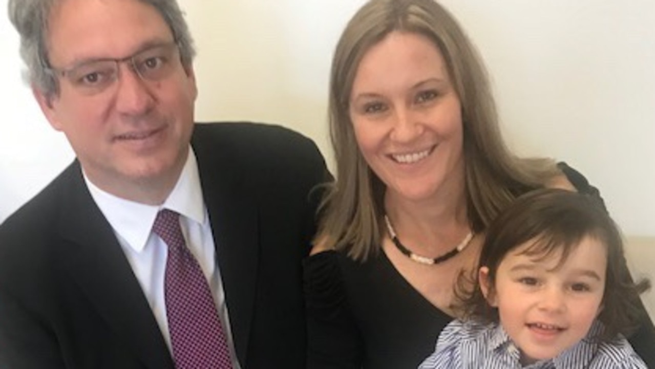 Kevin and Susan Plath, the owners of the Alpine Sauce Co, with their daughter in 2019. Picture: Supplied